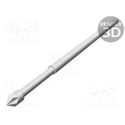 1 pcs x TEKON - TK 0045N LM 1,50 C 200 A - Test needle, Operational spring compression: 5.1mm, 3A, TK0045N