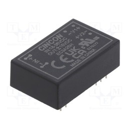 1 pcs x CINCON - EC3A26H - Converter: DC/DC, 3W, Uin: 18÷36V, Uout: 15VDC, Uout2: -15VDC, DIP24