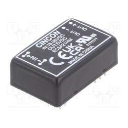 1 pcs x CINCON - EC3A21HM - Converter: DC/DC, 3W, Uin: 18÷36V, Uout: 5VDC, Iout: 600mA, DIP24