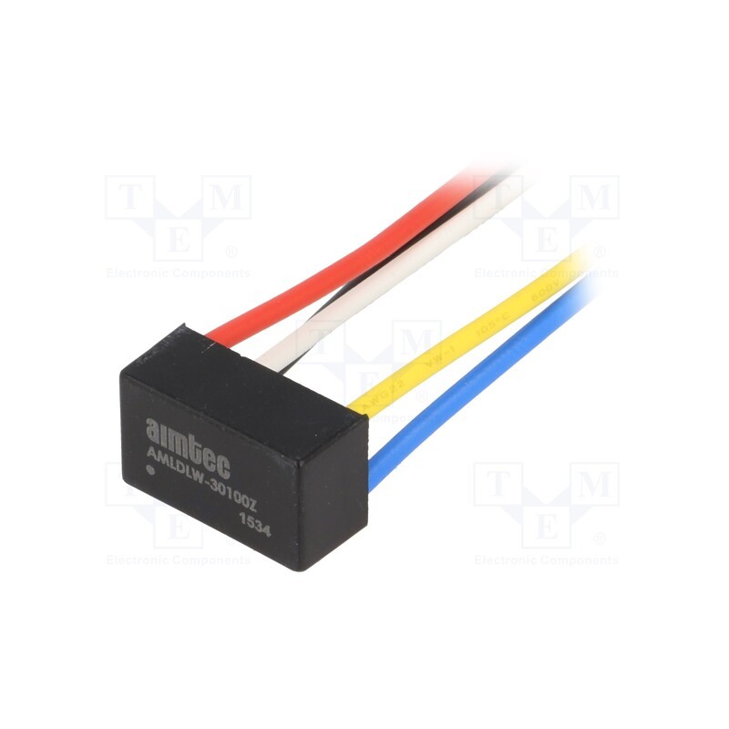 1 pcs x AIMTEC - AMLDLW-30100Z - Converter: DC/DC, Uin: 7÷30V, Uout: 2÷28VDC, Iout: 1000mA, 1'x0,6'