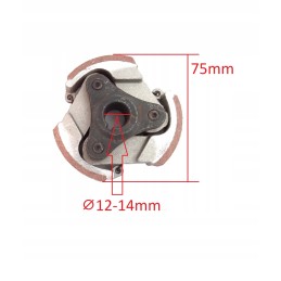 Pocket 3-jaw clutch, mini quad 50cc, wedge