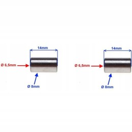 Set of cover retaining bushings 14 8 6 5