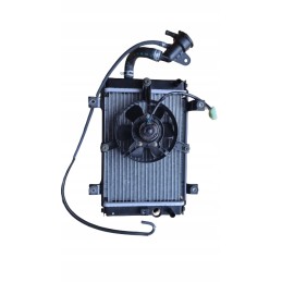 Radiator with fan for quad sym quadlander