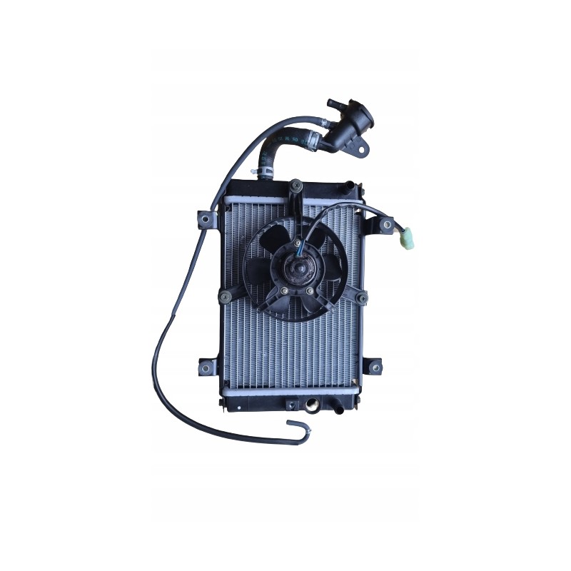 Radiator with fan for quad sym quadlander