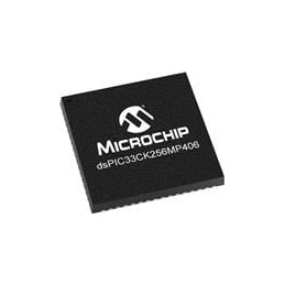 1 pcs : dsPIC33CK256MP406-I/MR - Digital Signal Processors & Controllers - DSP, DSC 16 Bit DSC, Single Core, 256K Flash, 128K RA