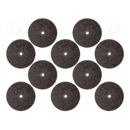 1 set x PG MINI - M.5030 - Cutting wheels, Ø: 22mm, Thk: 0.6mm, metal,plastic, 10pcs.