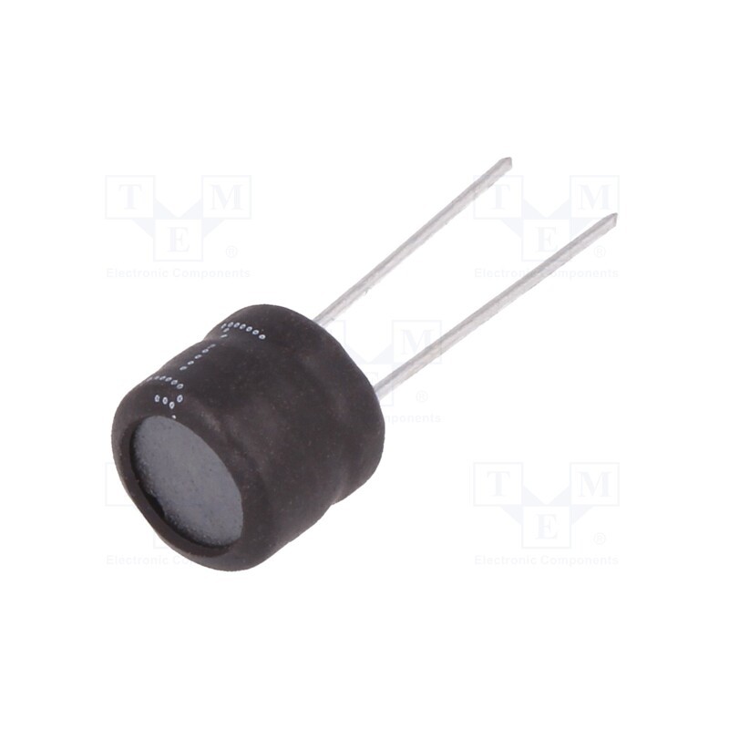 2 pcs x FERROCORE - COIL0807-8.2 - Inductor: wire, THT, 8.2mH, 150mA, ±10%, Ø9.5x8.5mm, vertical