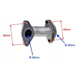 Carburetor elbow pipe for quad atv 110 125