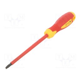 1 pcs x Hu00d6GERT TECHNIK - HT1S905 - Screwdriver, insulated, slot, SL 5,5, 125mm, 1kVAC, tool steel