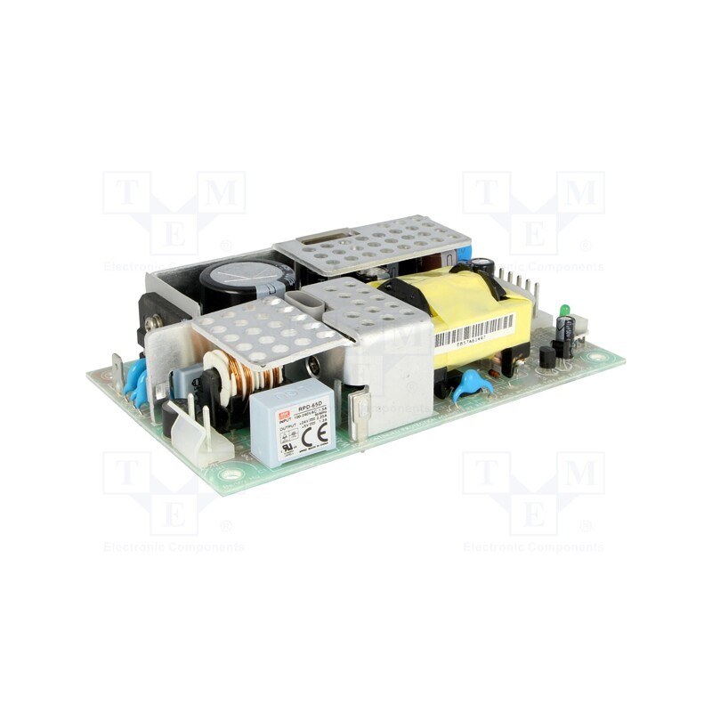 1 pcs x MEAN WELL - RPD-65D - Power supply: switched-mode, open, 60W, 127÷370VDC, 90÷264VAC