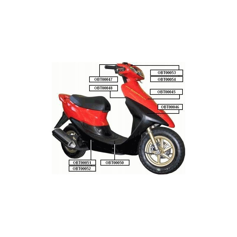 Housing in front of the lamp dio zx af34 35 disc obt000043