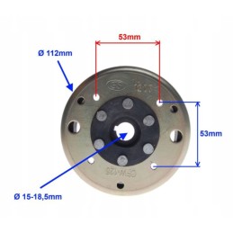 Quad atv shineray 150 4t loncin lifan romet magneto stator wheel