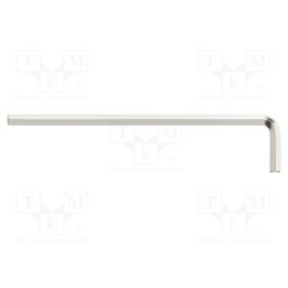 1 pcs x WIHA - 1209 - Wrench, hex key, HEX 7mm, Overall len: 194mm, Plating: nickel
