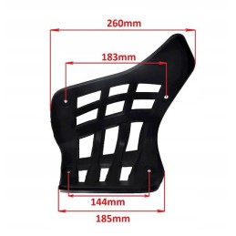 Plastic footrest step ATV 110 125 left