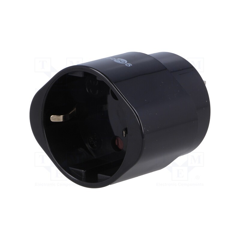 1 pcs x Goobay - 45354 - Adapter, Plug: with earthing, Input: JAPAN,USA, Out: EU