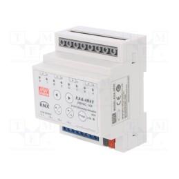 1 pcs x MEAN WELL - KAA-4R4V-10 - LED controller, KAA, for DIN rail mounting, 21÷31VDC, IP20, OUT: 8