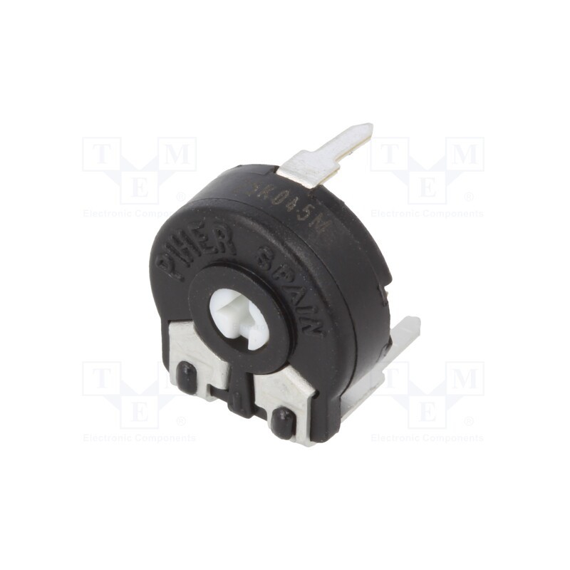 2 pcs x PIHER - PT10LV10-253A2020-PM-S - Potentiometer: mounting, single turn,horizontal, 25kΩ, 150mW