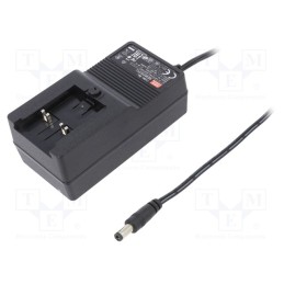 1 pcs x MEAN WELL - GE40I18-P1J - Power supply: switched-mode, plug, 18VDC, 2.2A, 39.6W, Out: 5,5/2,1