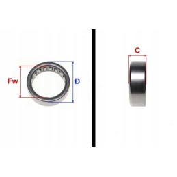 HK1512 needle bearing, gear box, ATV 250 200