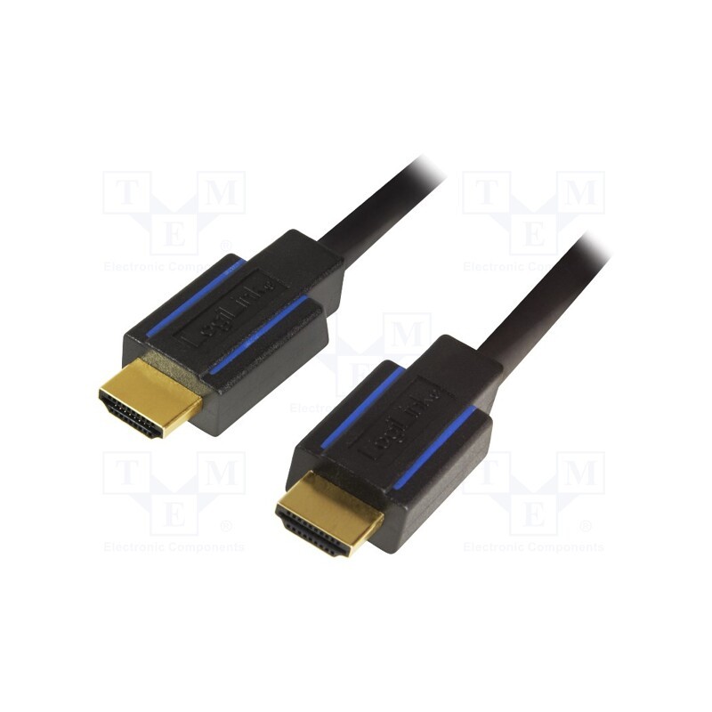 1 pcs x LOGILINK - CHB004 - Cable, HDCP 2.2,HDMI 2.0, HDMI plug,both sides, 1.8m, black