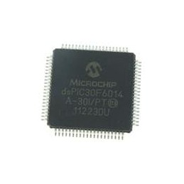 1 pcs : dsPIC30F6014A-30I/PT - Digital Signal Processors & Controllers - DSP, DSC 30MIPS 144 KB