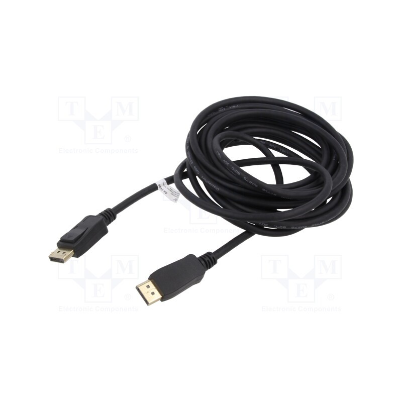 1 pcs x Goobay - 64844 - Cable, DisplayPort 1.2,HDMI 2.0, DisplayPort plug,HDMI plug, 5m