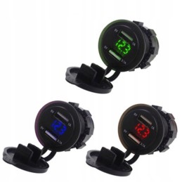 UTV USB socket, red display