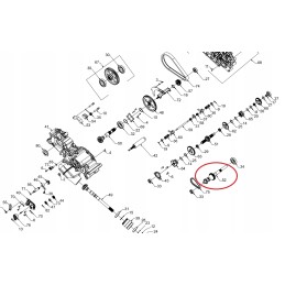 Input shaft Polaris Sportsman 570 21 23 3236761