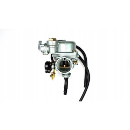 Carburetor with tap atv 110cc pz19 choke cable motogeneric
