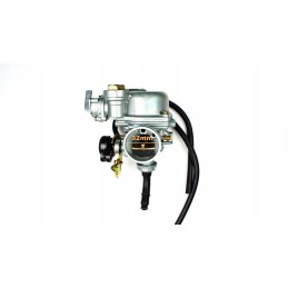 Carburetor with tap atv 110cc pz19 choke cable motogeneric