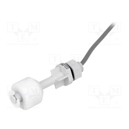 1 pcs x MEDER - LS02-1B85-PP-500W - Sensor: liquid level, -55÷130°C, OUT: SPST-NC, lead 0,5m, 1A, 100W