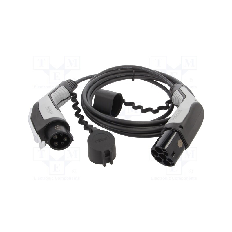 1 pcs x PHOENIX CONTACT - 1628022 - Cable: eMobility, 1x0.5mm2,3x2.5mm2, 250V, 5kW, IP44, 5m, 20A