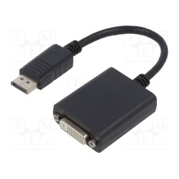 1 pcs x GEMBIRD - A-DPM-DVIF-03 - Adapter, DisplayPort 1.2, DisplayPort plug,DVI-I (24+5) socket