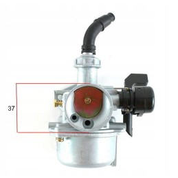 Carburetor for ATV 110 King Los, manual choke carburetor PZ19