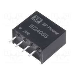1 pcs x XP POWER - IE2405S - Converter: DC/DC, 1W, Uin: 24V, Uout: 5VDC, Iout: 200mA, SIP, 150kHz