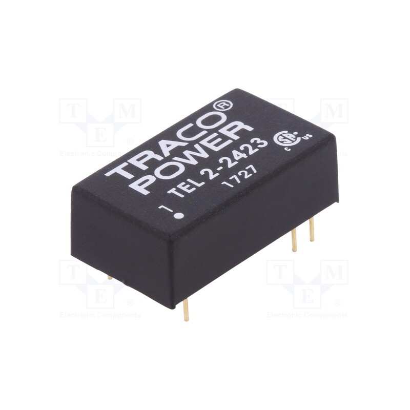1 pcs x TRACO POWER - TEL 2-2423 - Converter: DC/DC, 2W, Uin: 18÷36V, Uout: 15VDC, Uout2: -15VDC, DIP16