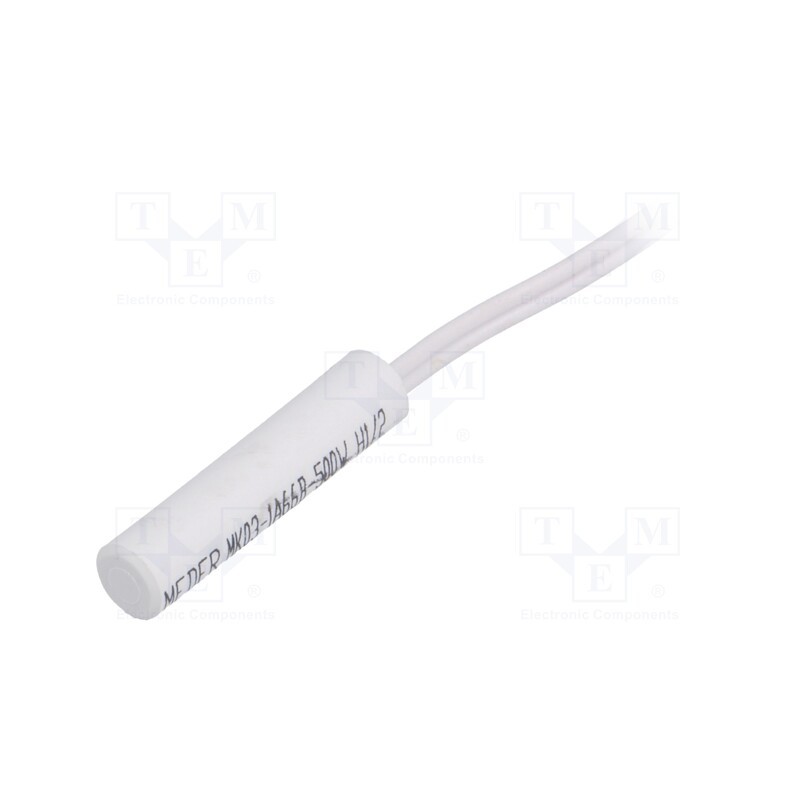 1 pcs x MEDER - MK03-1A66B-500W - Reed switch, Pswitch: 10W, Ø5.8x25.5mm, Connection: lead 0,5m