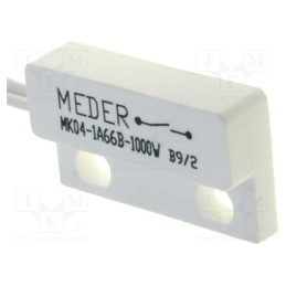 1 pcs x MEDER - MK04-1A66B-1000W - Reed switch, Pswitch: 10W, 23x13.9x5.9mm, Connection: lead 1m