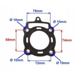 Atv 150 4t water loncin, cylinder head gasket