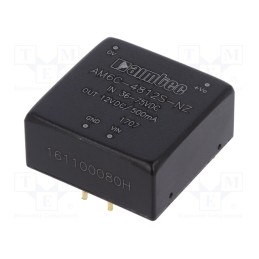 1 pcs x AIMTEC - AM6C-4812S-NZ - Converter: DC/DC, 6W, Uin: 36÷75V, Uout: 12VDC, Iout: 500mA, 1'x1'