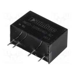 1 pcs x AIMTEC - AM1D-1205SH60-NZ - Converter: DC/DC, 1W, Uin: 10.8÷13.2V, Uout: 5VDC, Iout: 200mA, SIP7