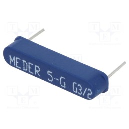 1 pcs x MEDER - MK06-5-G - Reed switch, Range: 35÷40AT, Pswitch: 10W, 2.8x3.2x14.3mm, 0.5A