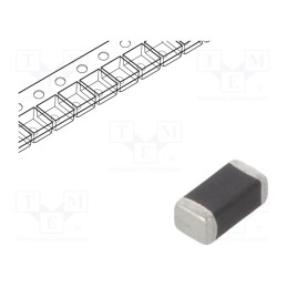 2 pcs x EPCOS - B57621C5102J062 - NTC thermistor, 1kΩ, SMD, 1206, 3450K, ±5%