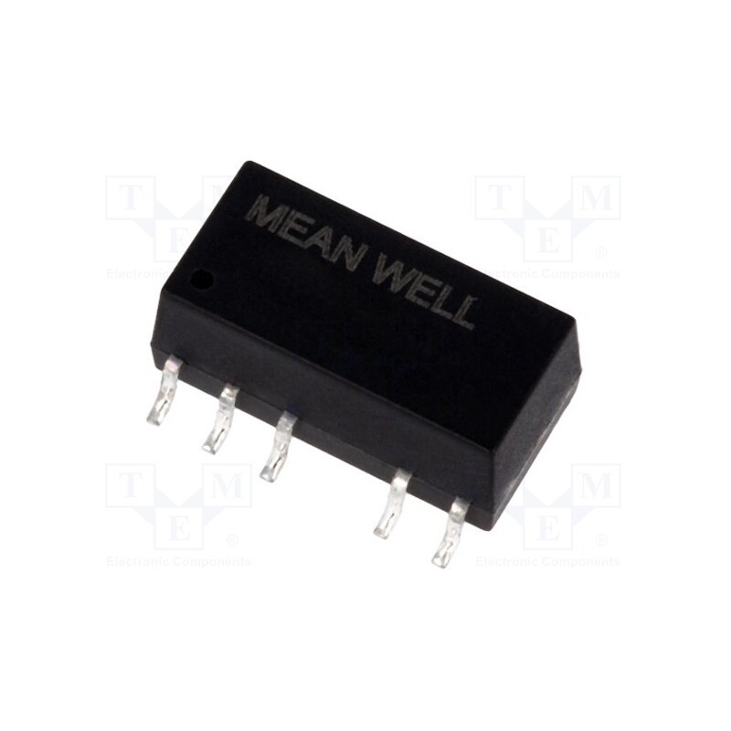 1 pcs x MEAN WELL - F0512T-1W - Converter: DC/DC, 1W, Uin: 4.5÷5.5V, Uout: 12VDC, Iout: 83.33mA, SMD