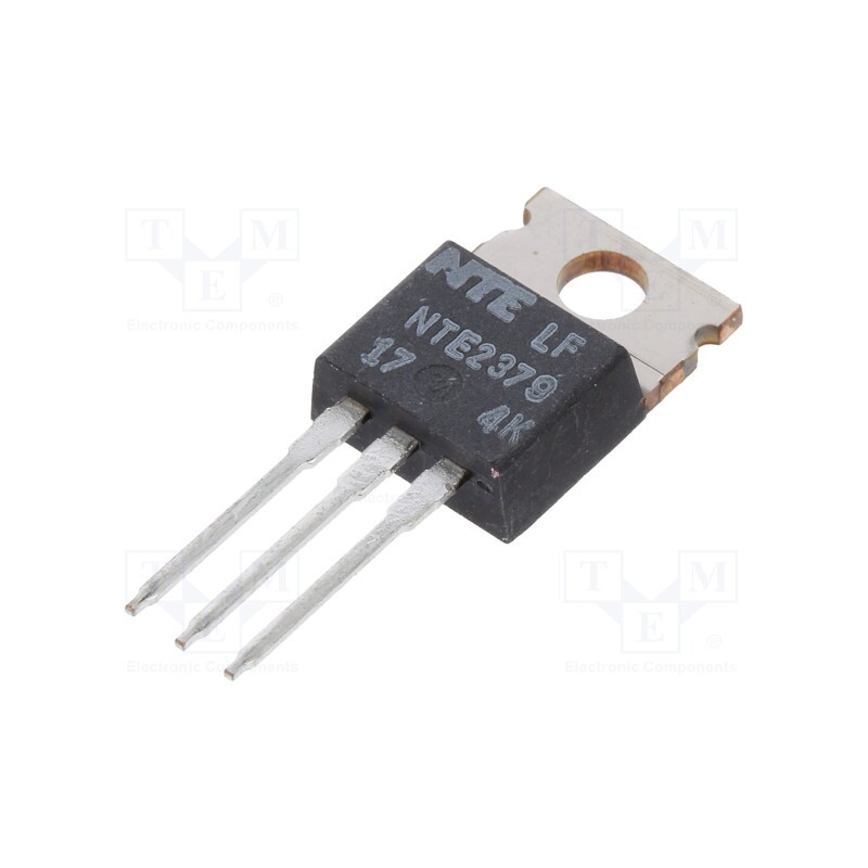 1 pcs x NTE Electronics - NTE2379 - Transistor: N-MOSFET, unipolar, 600V, 3.9A, Idm: 25A, 125W, TO220