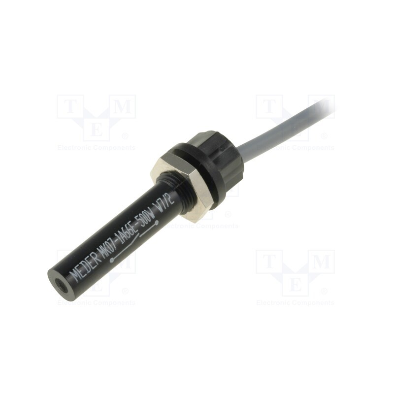 1 pcs x MEDER - MK07-1A66E-500W - Reed switch, 25÷30mT, Pswitch: 10W, Ø6.6x39.6mm, toff: 0.1ms, 0.5A
