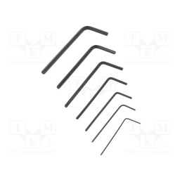 1 set x ENGINEER - TWH-02 - Wrenches set, hex key, 7pcs.