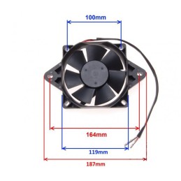 Radiator fan quad atv 200 250 quad loncin