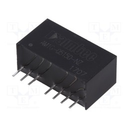 1 pcs x AIMTEC - AM1G-0515D-NZ - Converter: DC/DC, 1W, Uin: 4.5÷9V, Uout: 15VDC, Uout2: -15VDC, SIP8