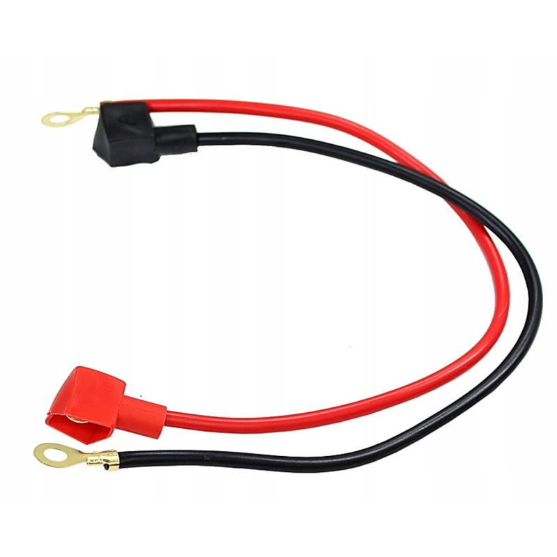 Cable battery cables plus and minus 6mm eyelet quad atv 50 110 125 150